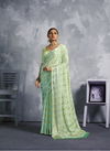 Morpankh By Ynf Swarovski Printed Party Wear Sarees

